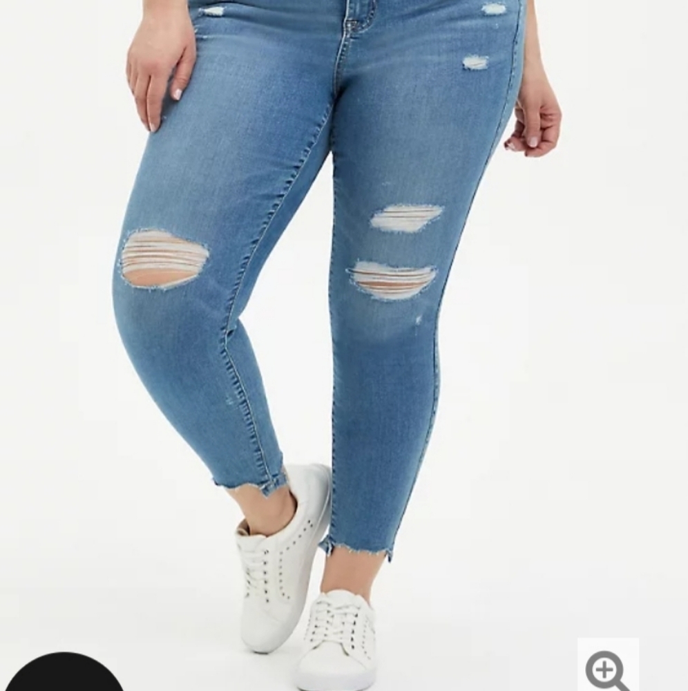 Torrid Destruction Jeggings 18